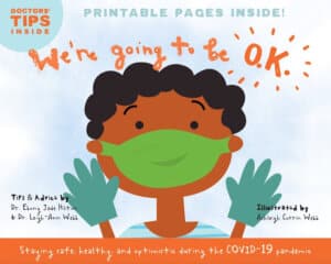 Cover of new COVID-19 children's book, 2020